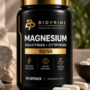 BioPrime Magnesium  Diglicynian + cytrynian magnezu 50/50